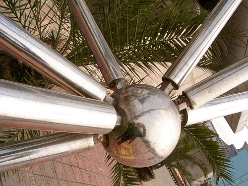 石嘴山不锈钢螺栓球网架